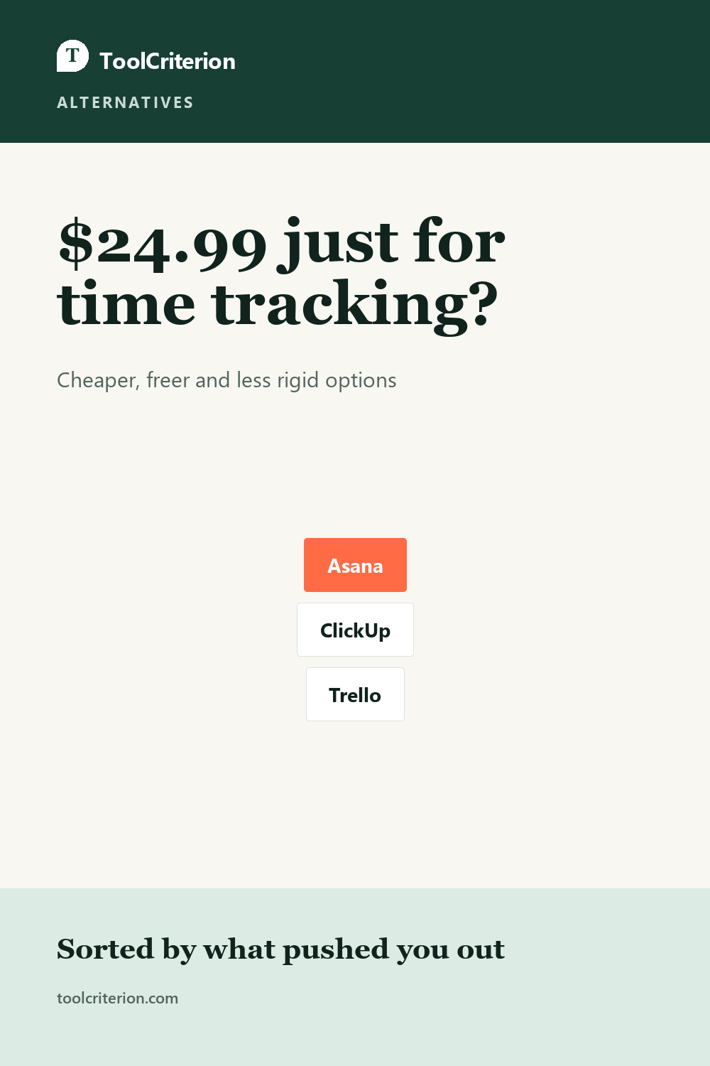 Pinterest graphic for Best Asana Alternatives in 2026: Cheaper, Freer, and Less Rigid