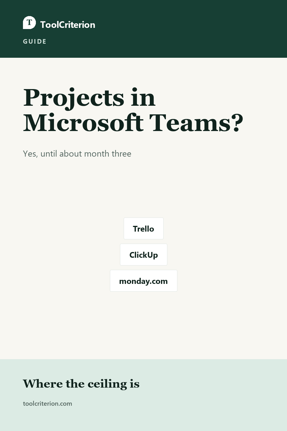 Pinterest graphic for Can You Use Microsoft Teams for Project Management in 2026?